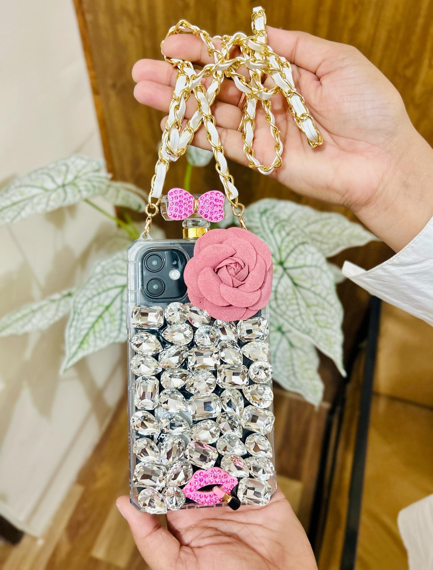 Studded Rose Sling Case