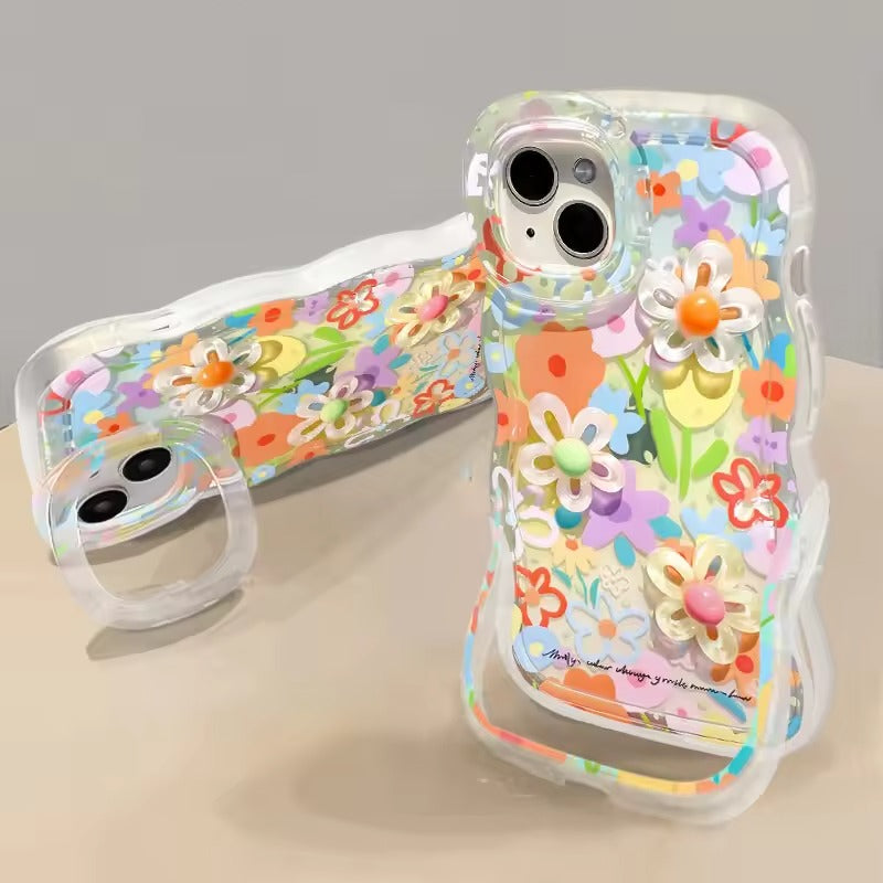 Blossem 3D iPhone Case with Charm