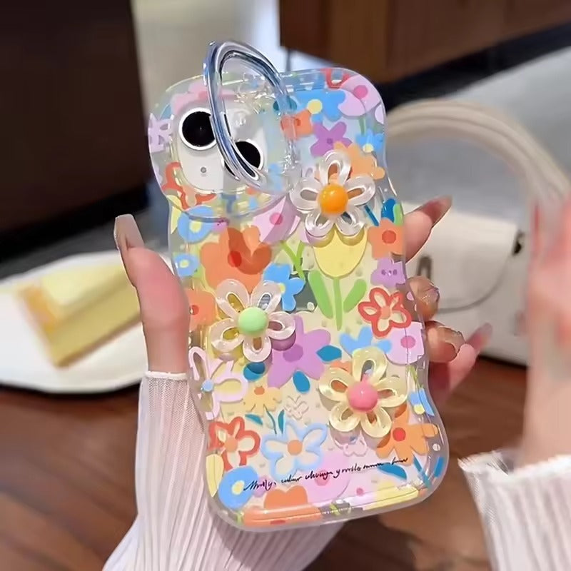 Blossem 3D iPhone Case with Charm