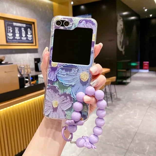 Floral Oil Paint Samsung Case