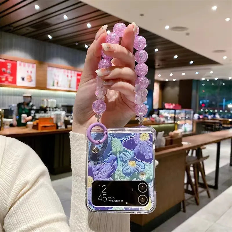 Floral Oil Paint Samsung Case