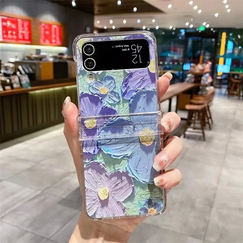 Floral Oil Paint Samsung Case