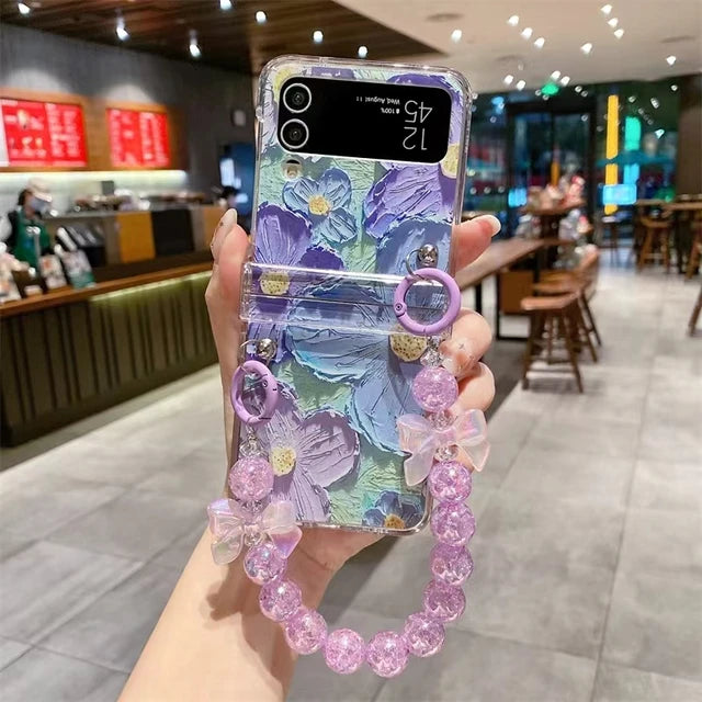 Floral Oil Paint Samsung Case