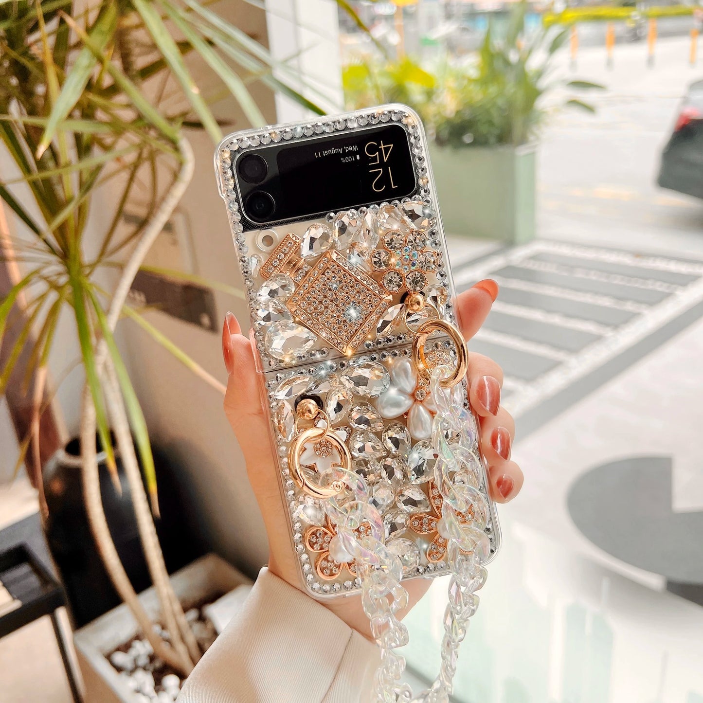 Rhinestone Crystal Samsung Flip&Fold Cases