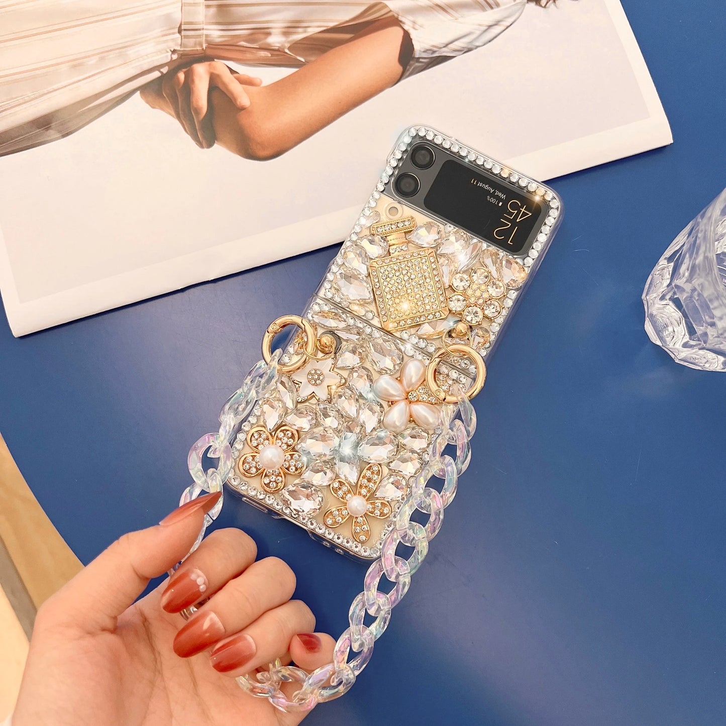 Rhinestone Crystal Samsung Flip&Fold Cases