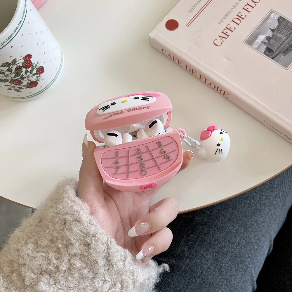 3D Vintage Kitty iPhone Case