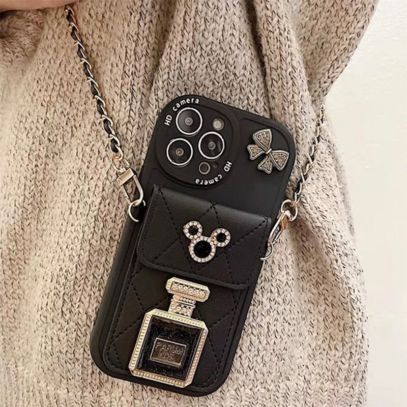 Luxury Pocket Chain iPhone Cover