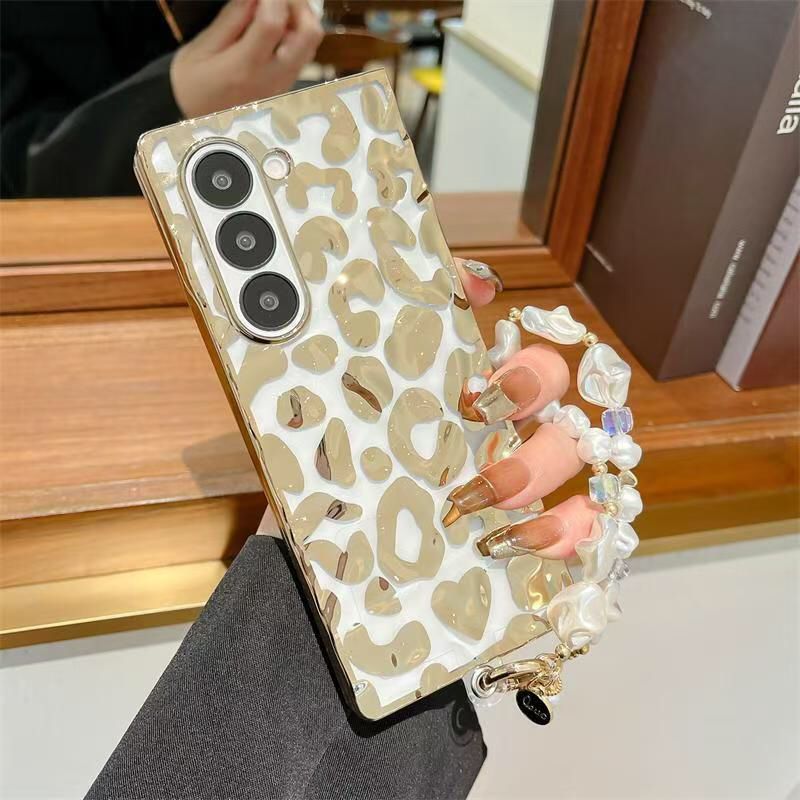 Golden Leopard Print Samsung Cover