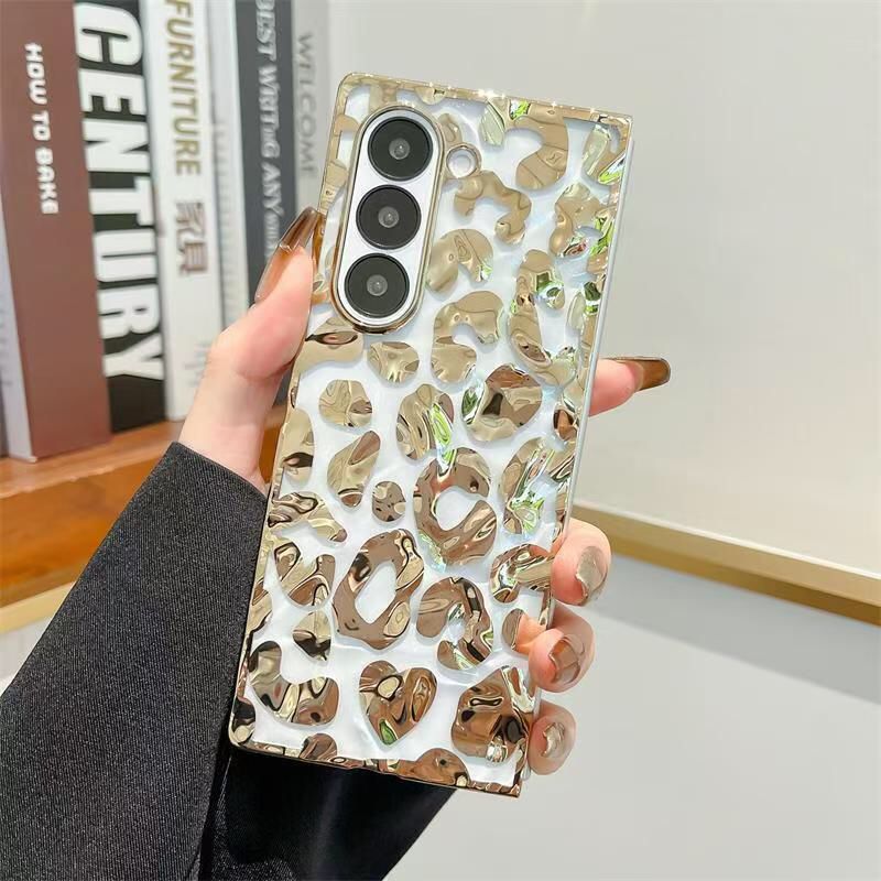 Golden Leopard Print Samsung Cover