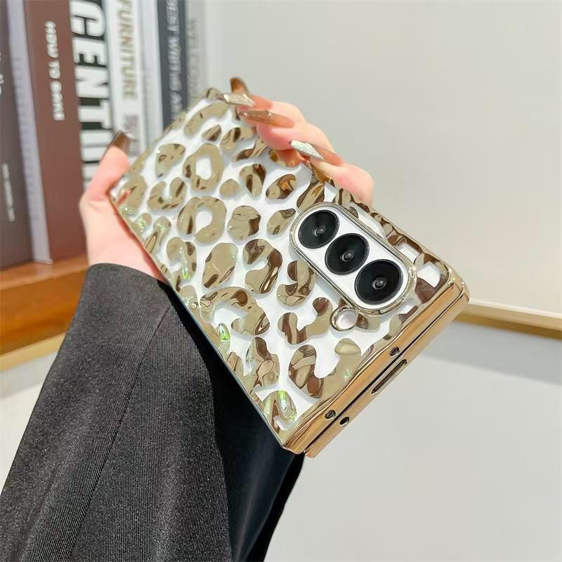 Golden Leopard Print Samsung Cover