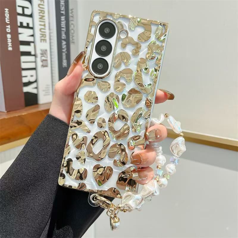 Golden Leopard Print Samsung Cover