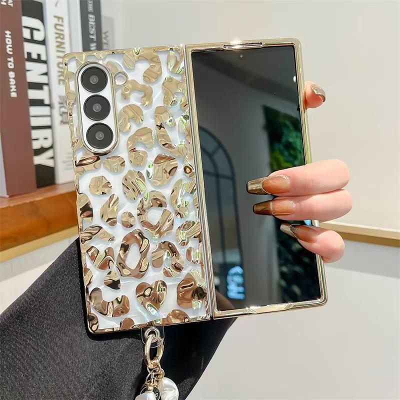 Golden Leopard Print Samsung Cover