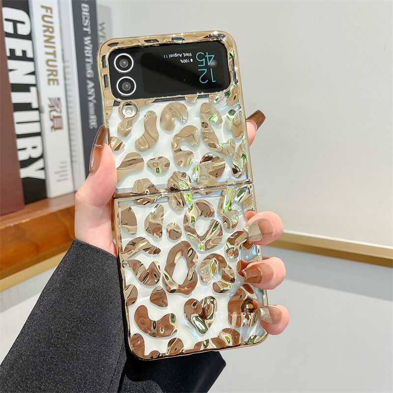 Golden Leopard Print Samsung Cover