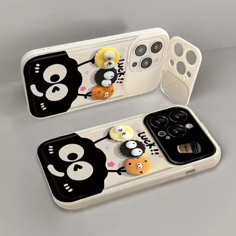 Black Charcoal Ball iPhone case
