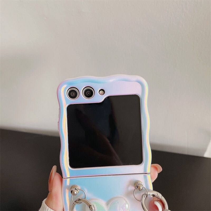 Luxury Silk Pearl Samsung Flip Case