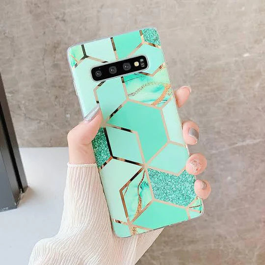 Geometric Marble Samsung case