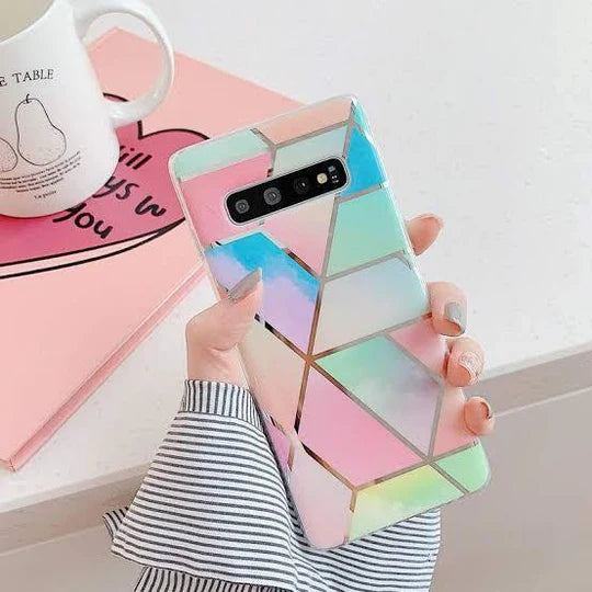 Geometric Marble Samsung case