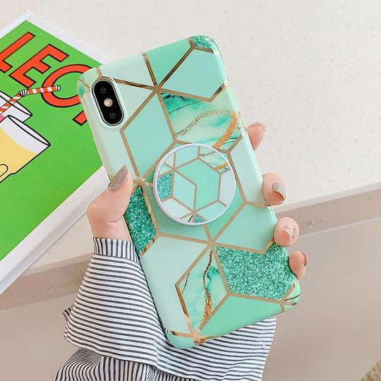 Geometric Marble Samsung case