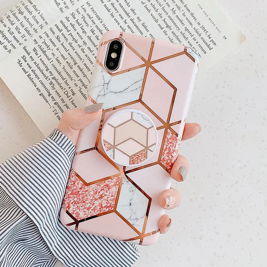 Geometric Marble Samsung case