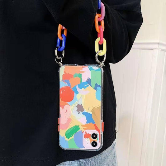 Artsy Painted Chain Phone Case