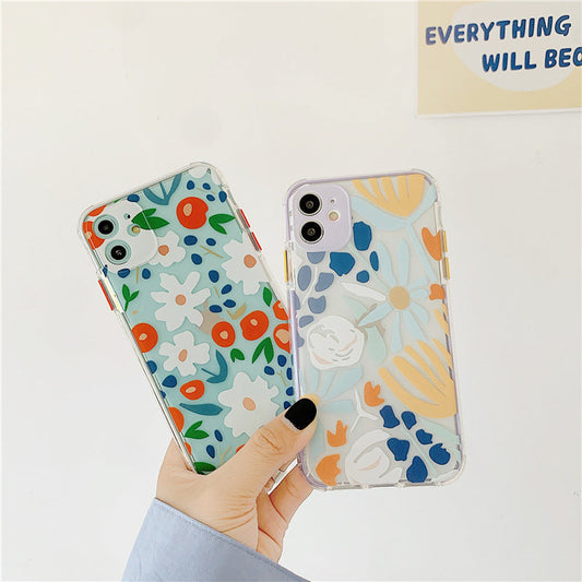 Adorable Flower Transparent Case