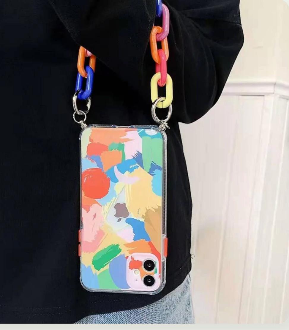 Artsy Painted Chain Phone Case