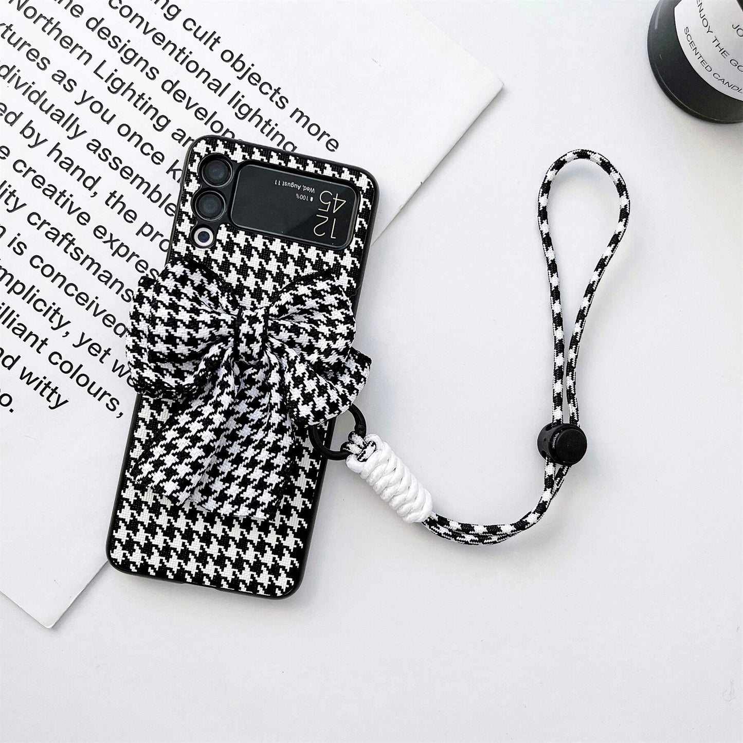 Black-White Bow Armband Samsung Case