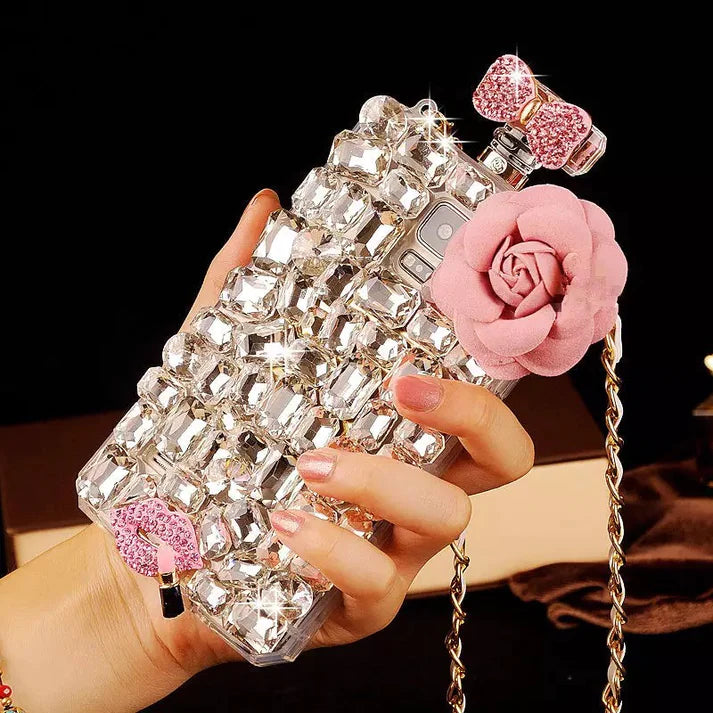 Studded Rose Sling Case